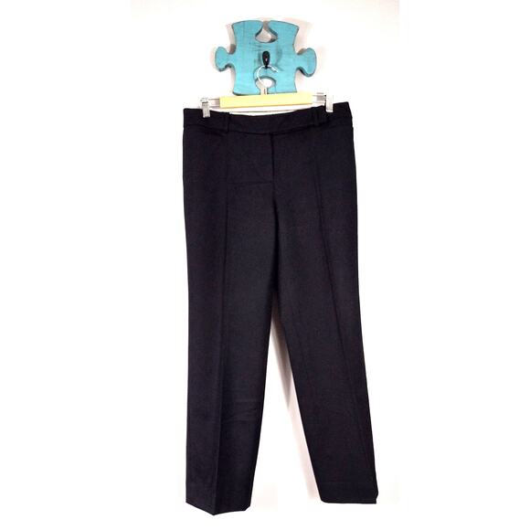 Talbots Signature Straight Black Wool Spandex Blend Trouser Size 10L - Picture 6 of 13